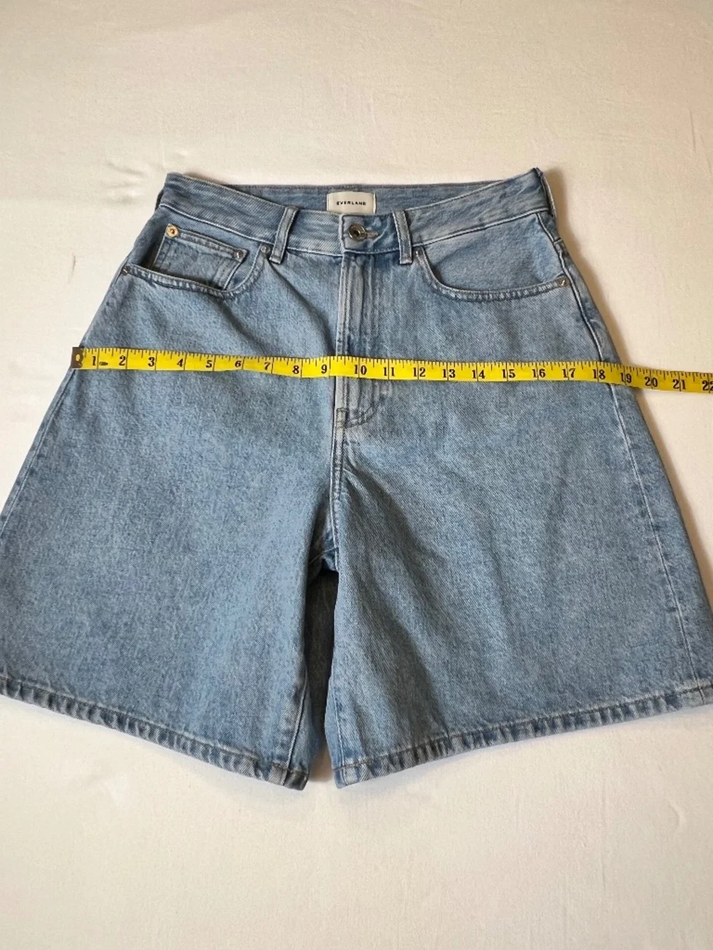 Everlane The Long A-Line Denim Short